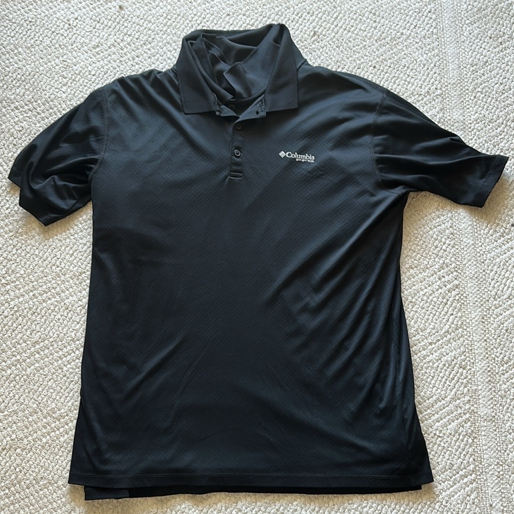 Columbia Black Polo xl